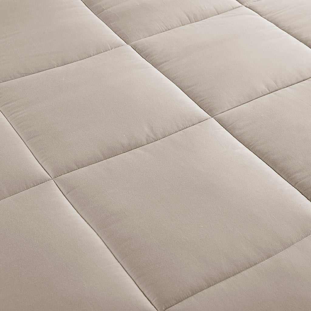 Madison Park 300 Thread Count Cotton Shell Luxury Down Alternative Comforter