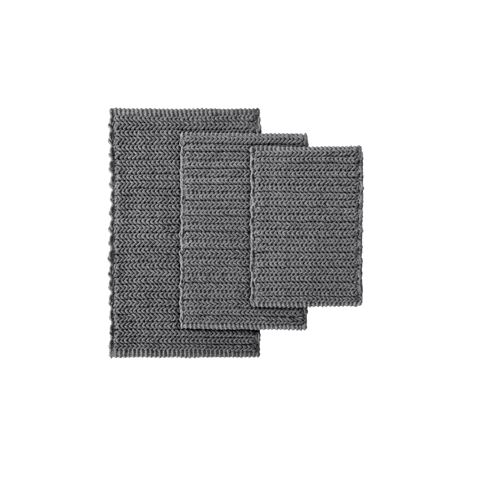 Madison Park 100% Cotton Chenille Chain Stitch Rug