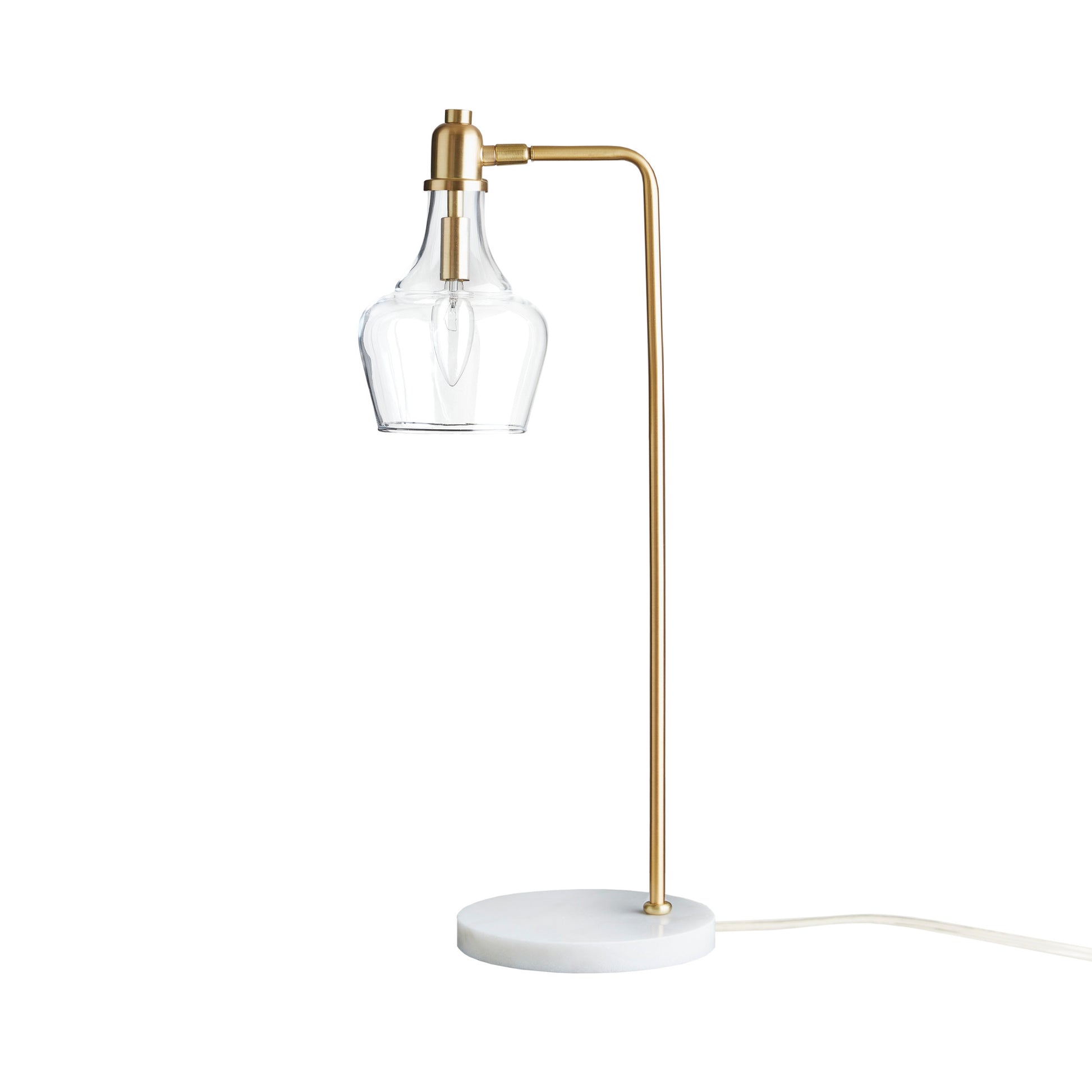 Hampton Hill 24" H Table Lamp with Marble Base