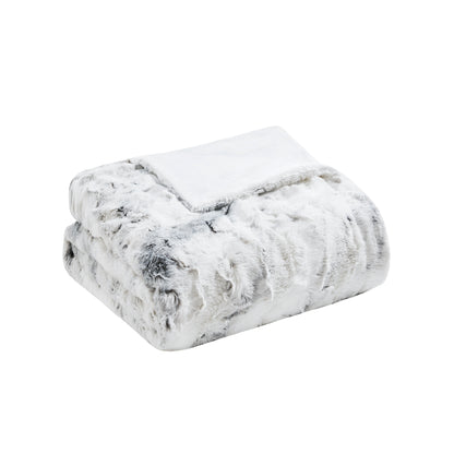 Madison Park Oversized Faux Fur Throw