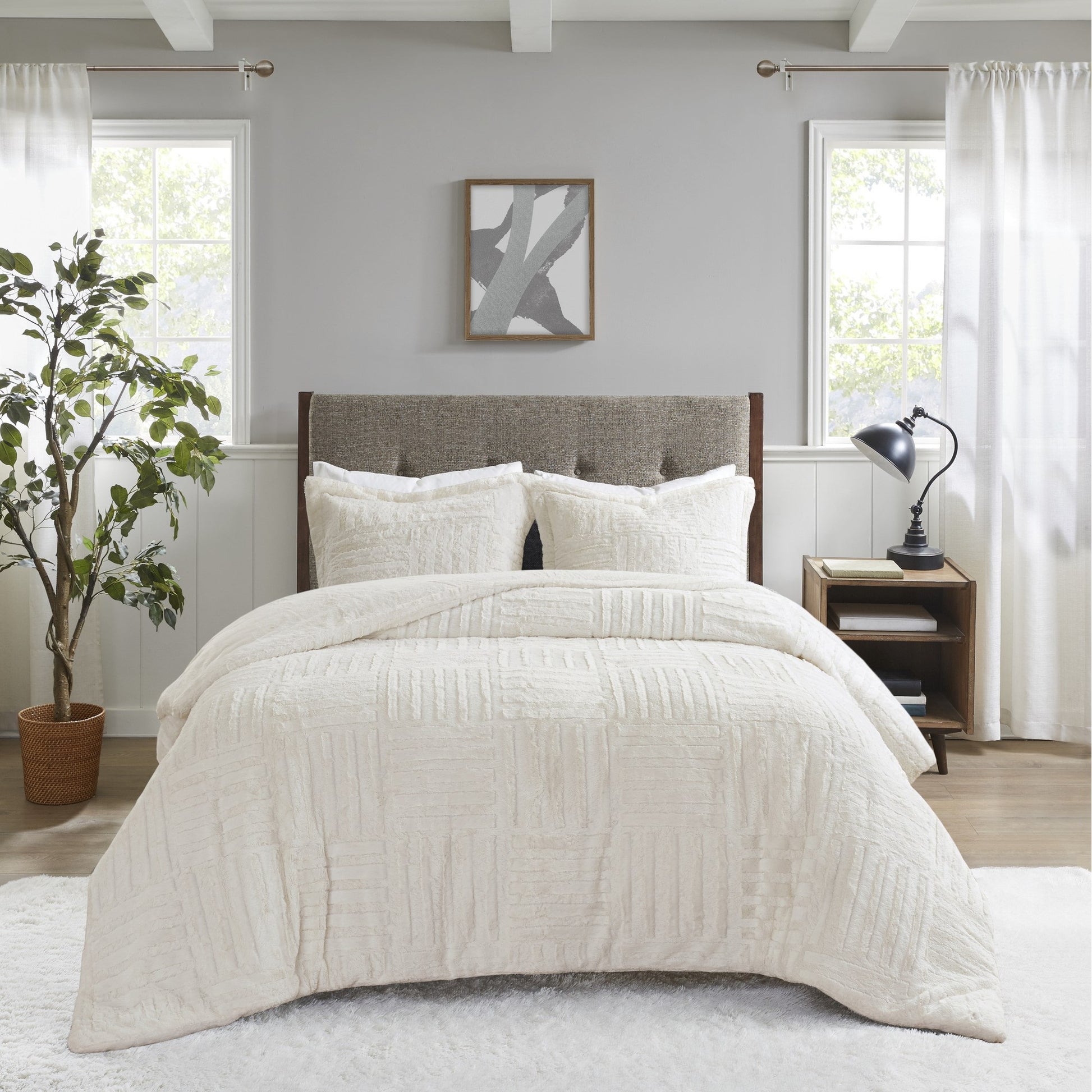 Madison Park Fur Down Alternative Comforter Mini Set
