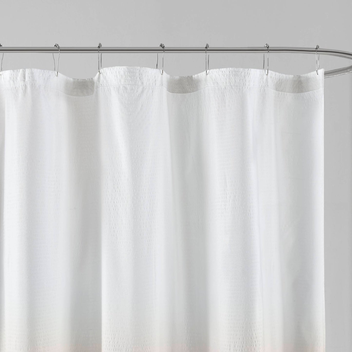 Madison Park Ombre Printed Seersucker Shower Curtain