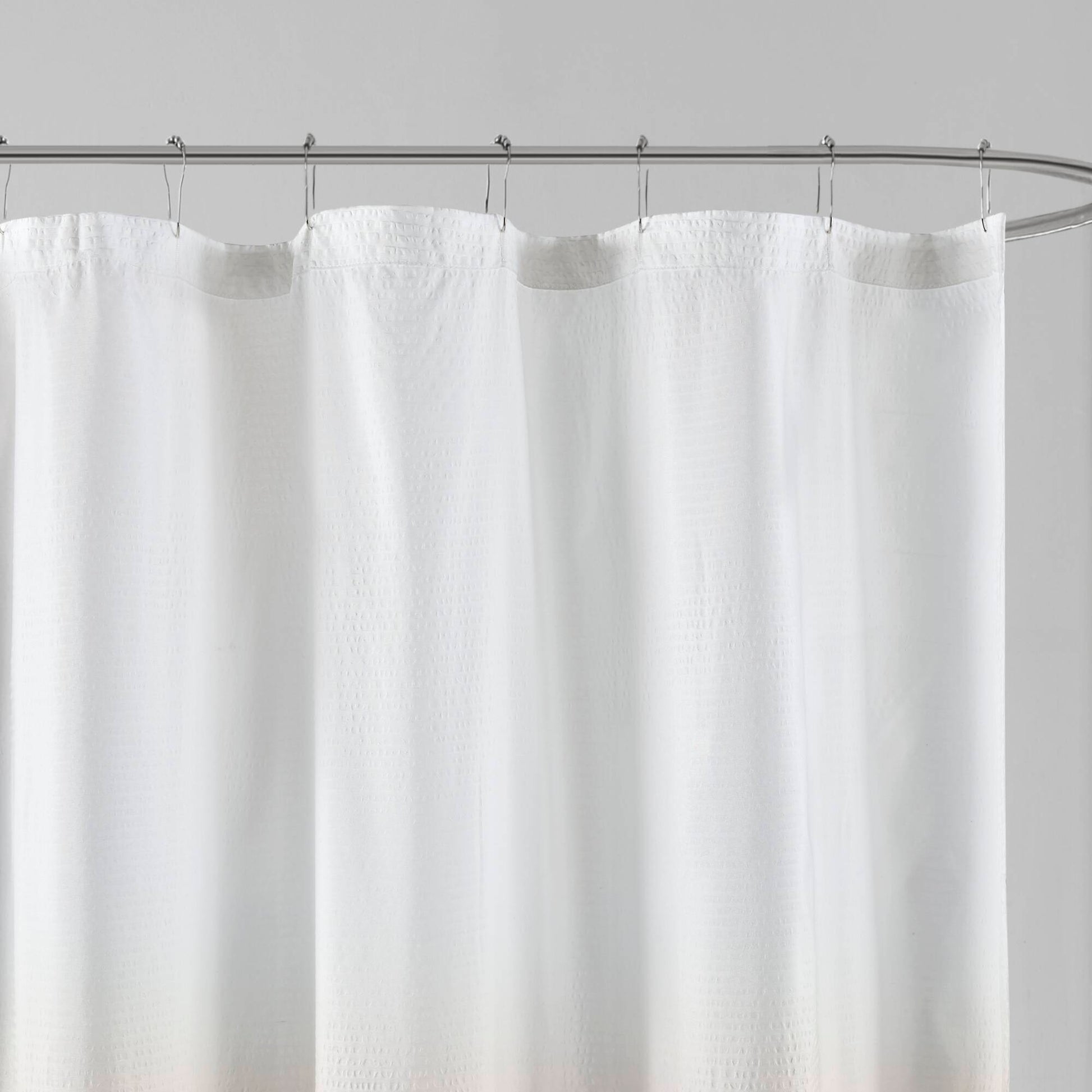 Madison Park Ombre Printed Seersucker Shower Curtain