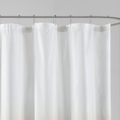 Madison Park Ombre Printed Seersucker Shower Curtain