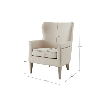 Madison Park Accent Wingback Chair