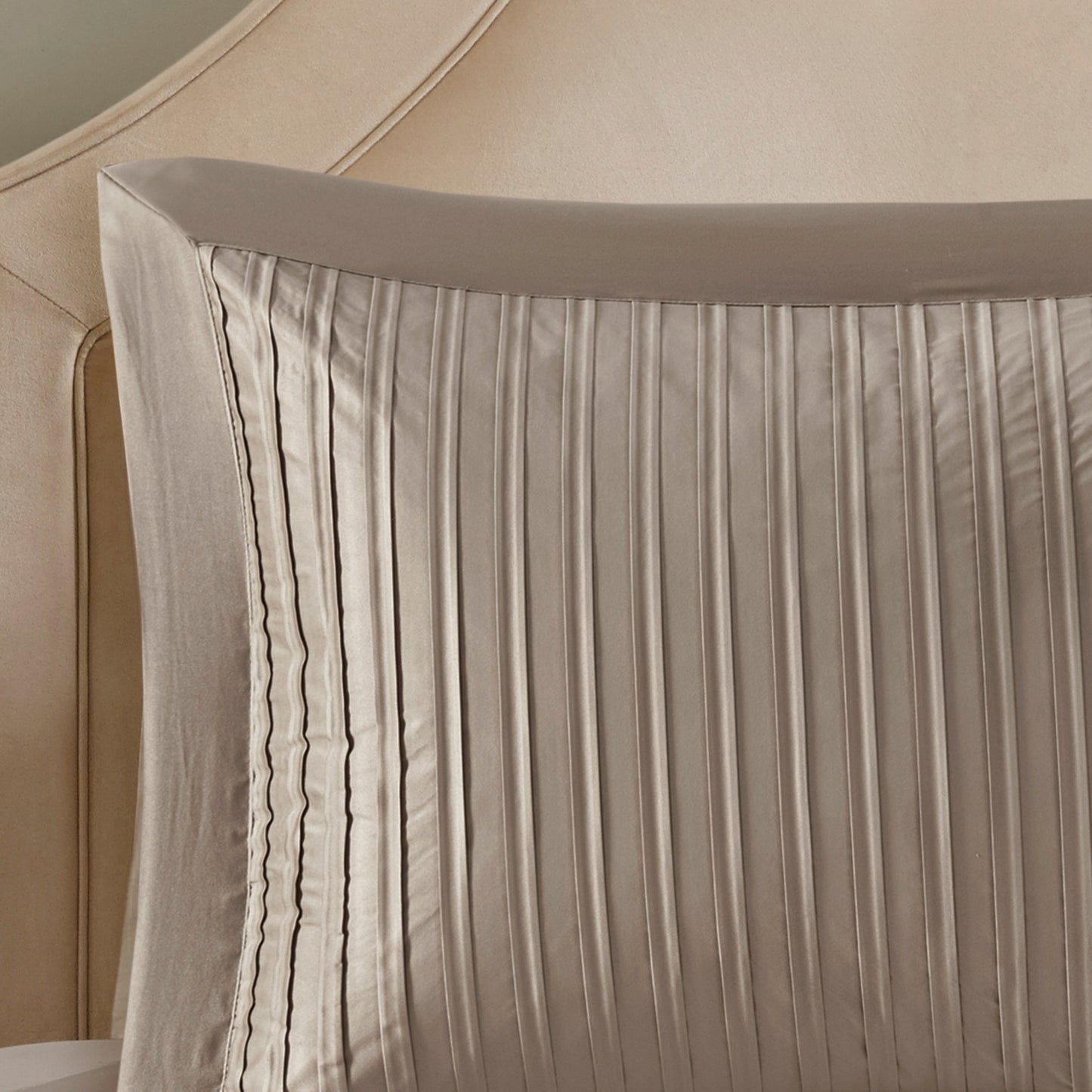 Madison Park 7 Piece Polyester Charmeuse Comforter Set