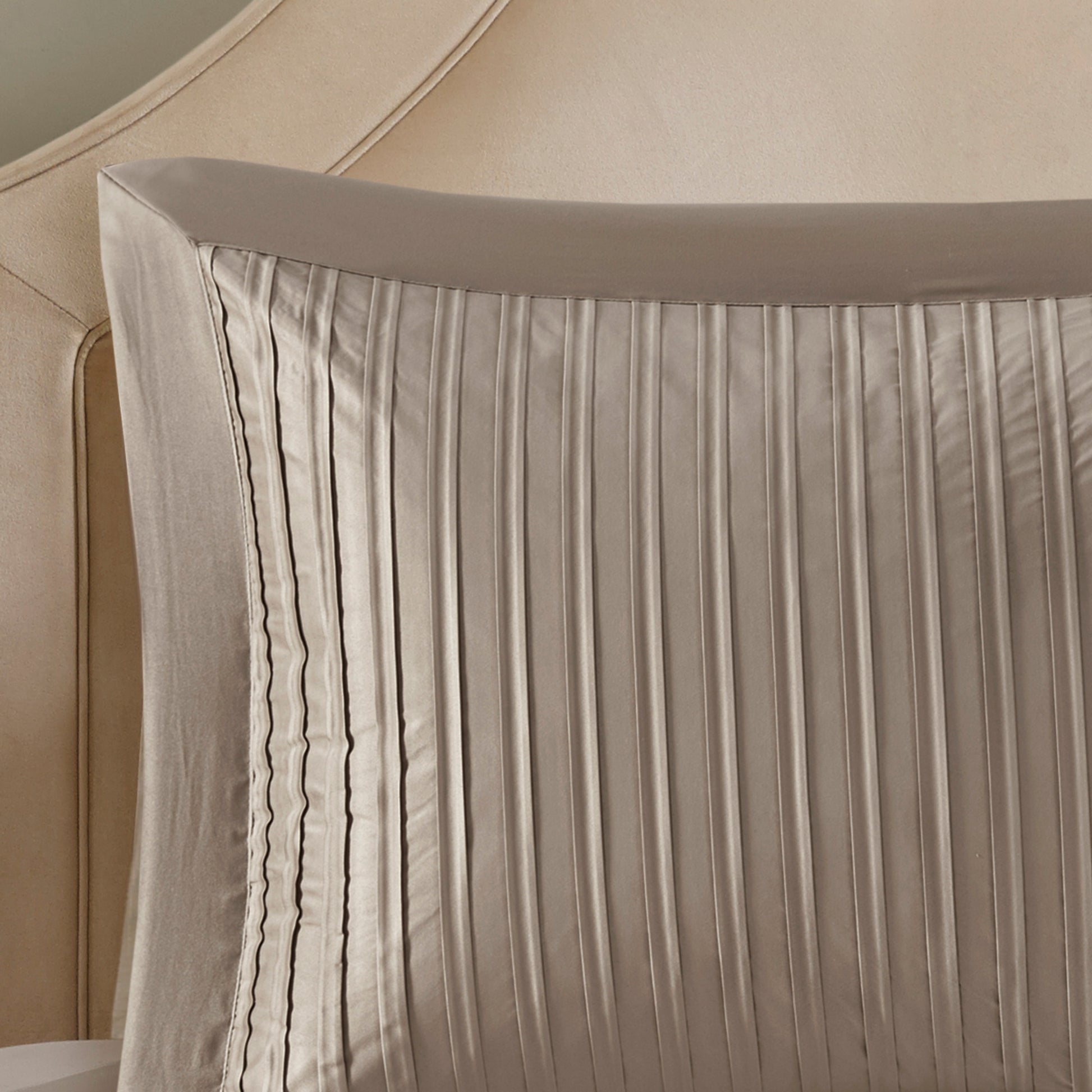 Madison Park 7 Piece Polyester Charmeuse Comforter Set