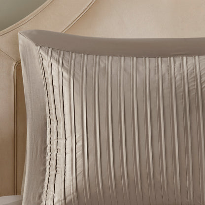 Madison Park 7 Piece Polyester Charmeuse Comforter Set