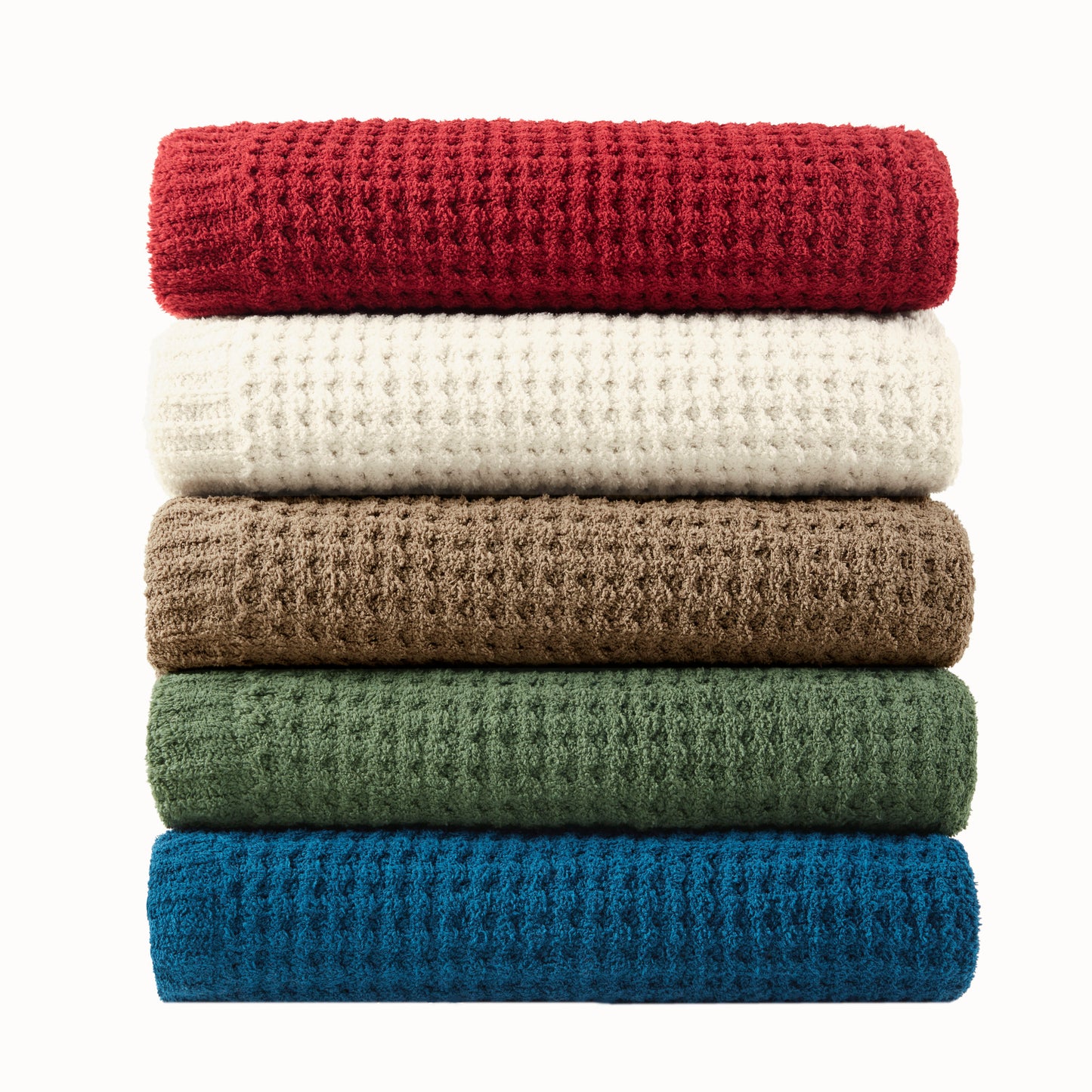 Madison Park Waffle Knit Chenille Throw