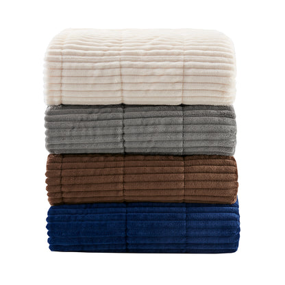 Madison Park Oversized Plush Down Alternative Filled Throw