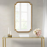 Adelaide Gold Scalloped Wood Wall Mirror