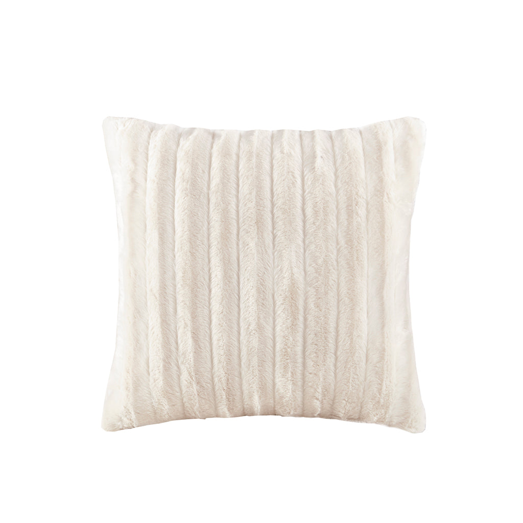 Madison Park Faux Fur Square Pillow