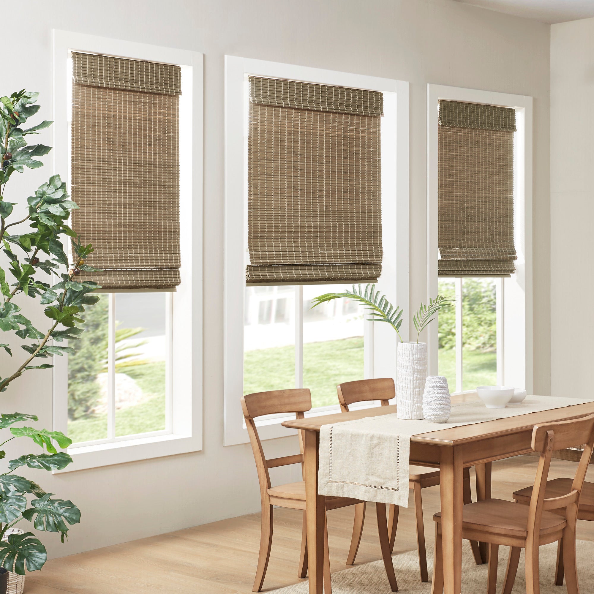 Eastfield Bamboo Light Filtering Roman Shade 64