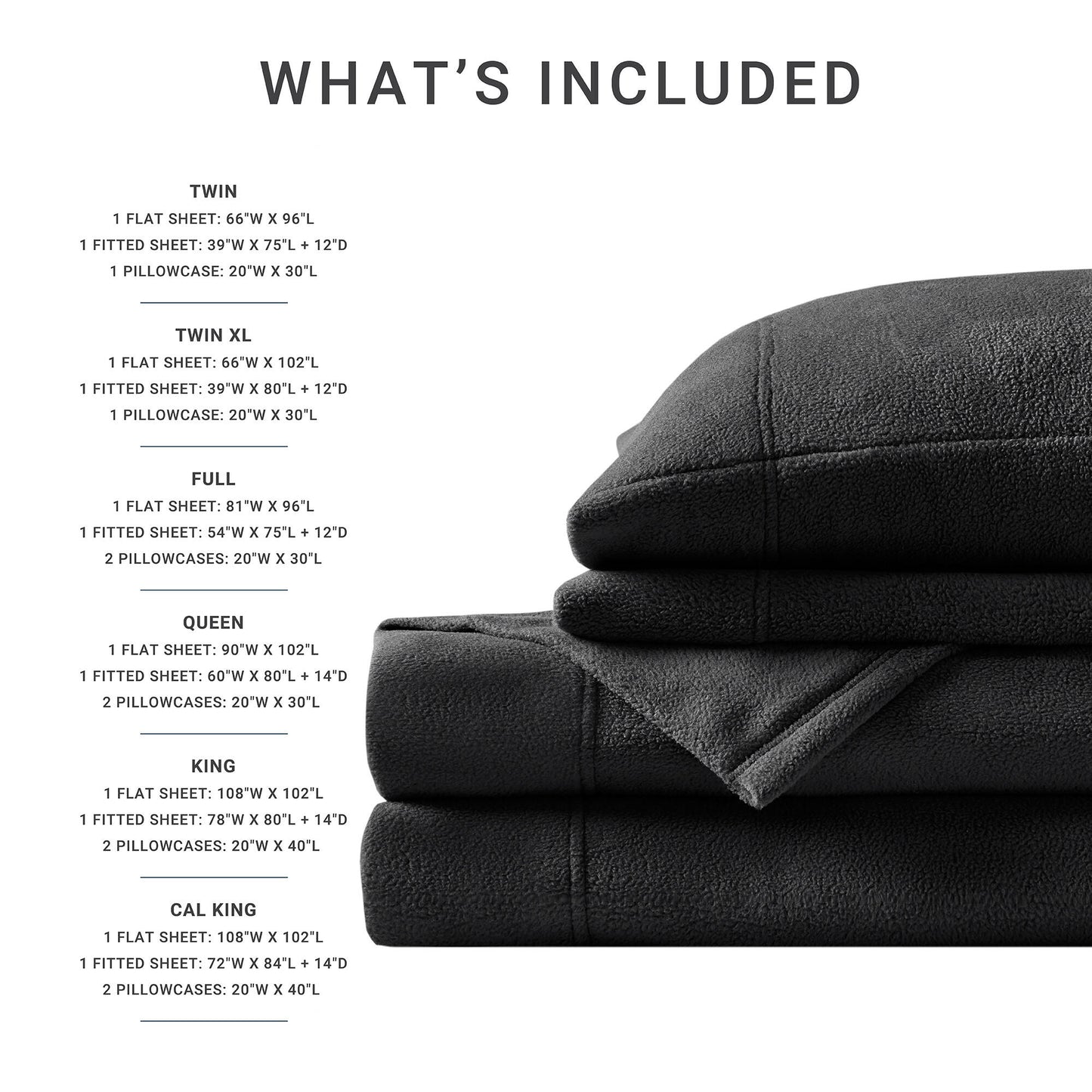 Micro Fleece Sheet Set