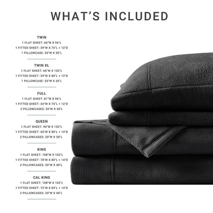 Micro Fleece Sheet Set