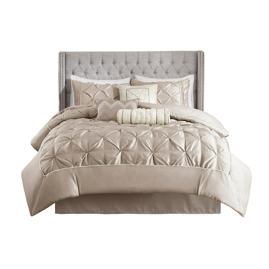 Madison Park 7 Piece Tufted Comforter Set