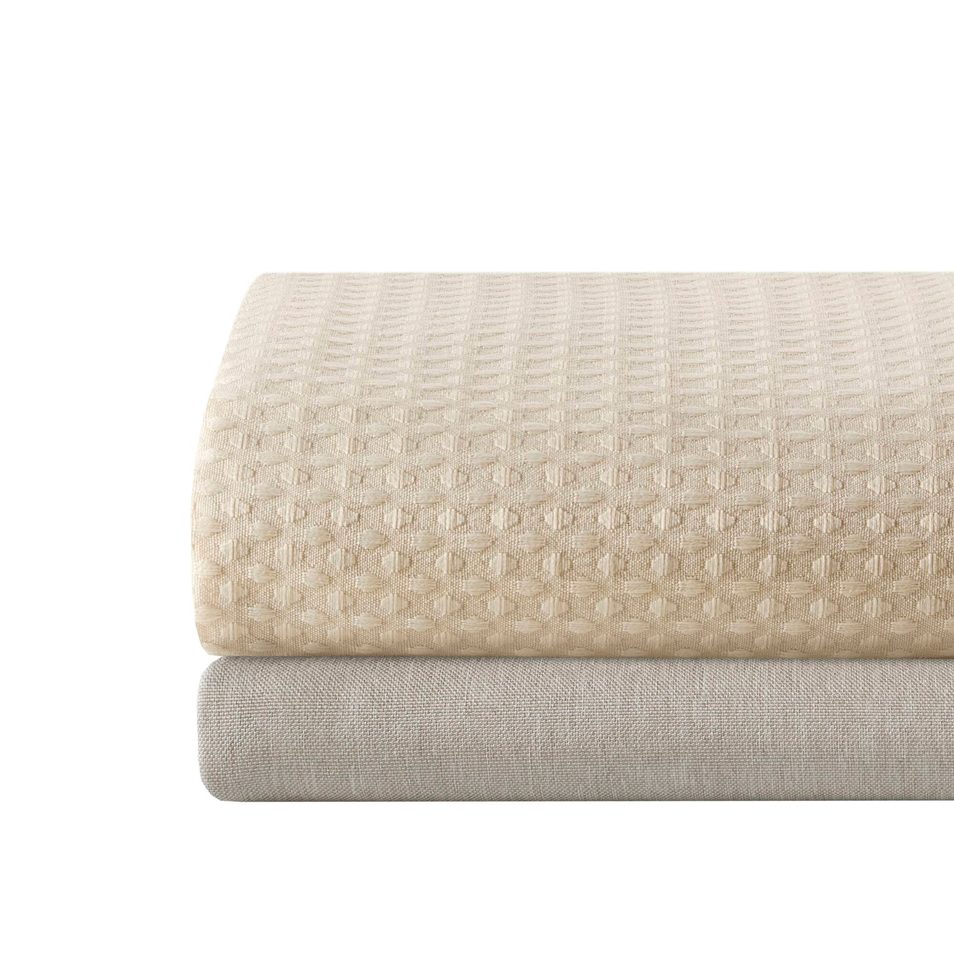 Madison Park Waffle Shower Curtain