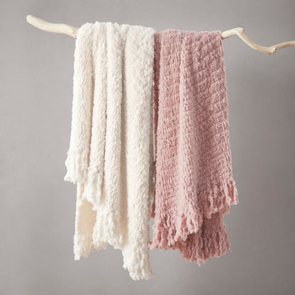 Madison Park Faux Fur Throw with Fringe