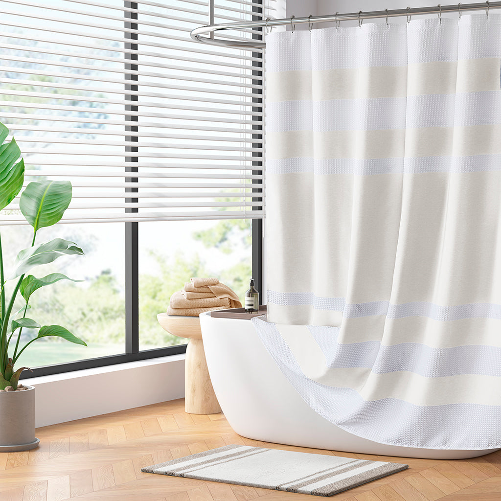 Madison Park Shower Curtain with 3M Treatment