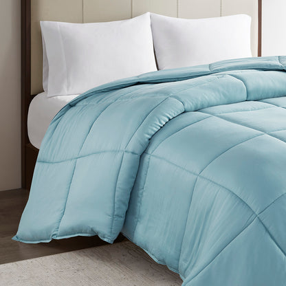 Madison Park 300 Thread Count Cotton Shell Luxury Down Alternative Comforter