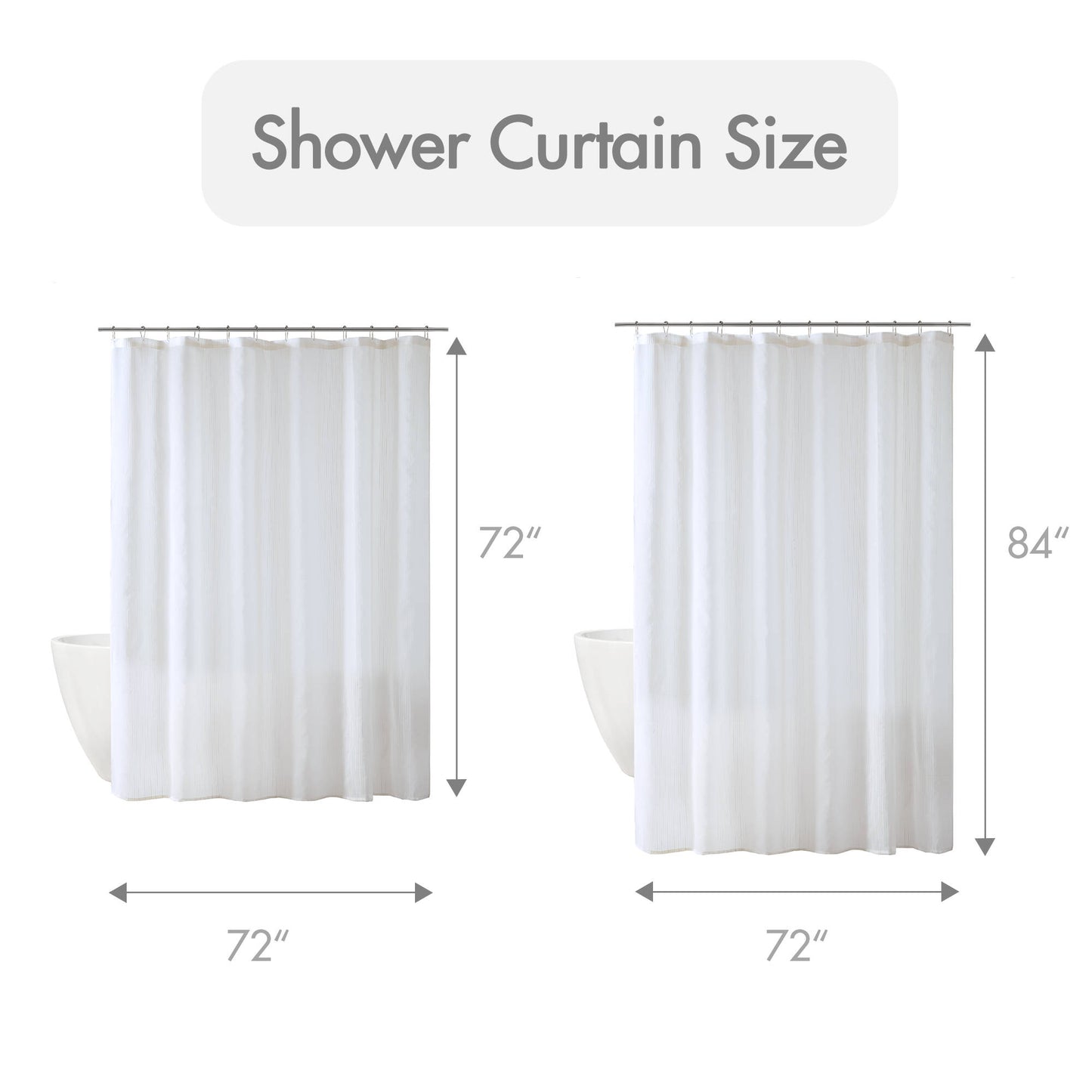 Anna Sheer Shower Curtain