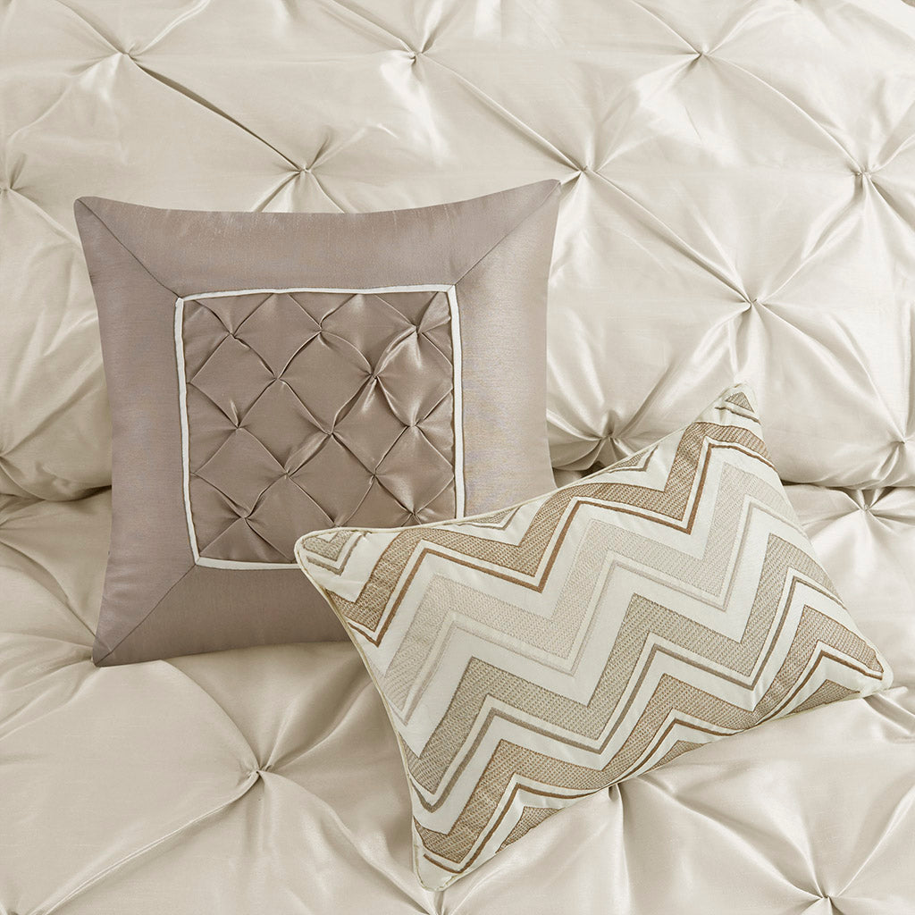 Madison Park 7 Piece Tufted Comforter Set