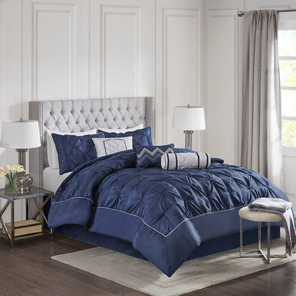 Madison Park 7 Piece Tufted Comforter Set