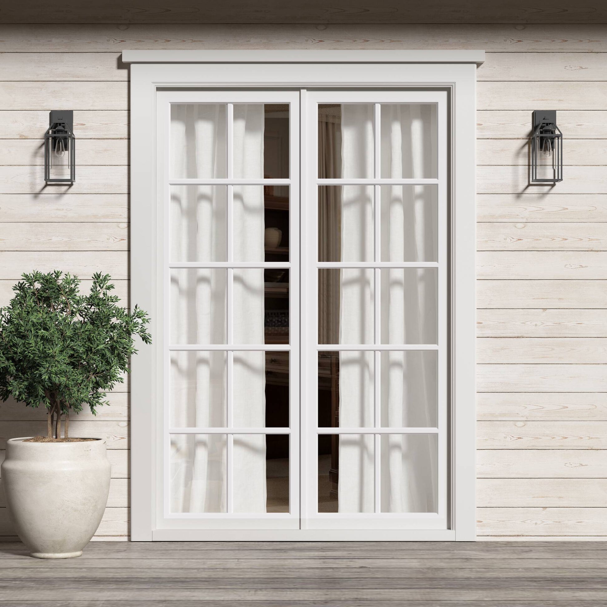 Madison Park Rod Pocket with Back Tab Privacy Curtain Pair