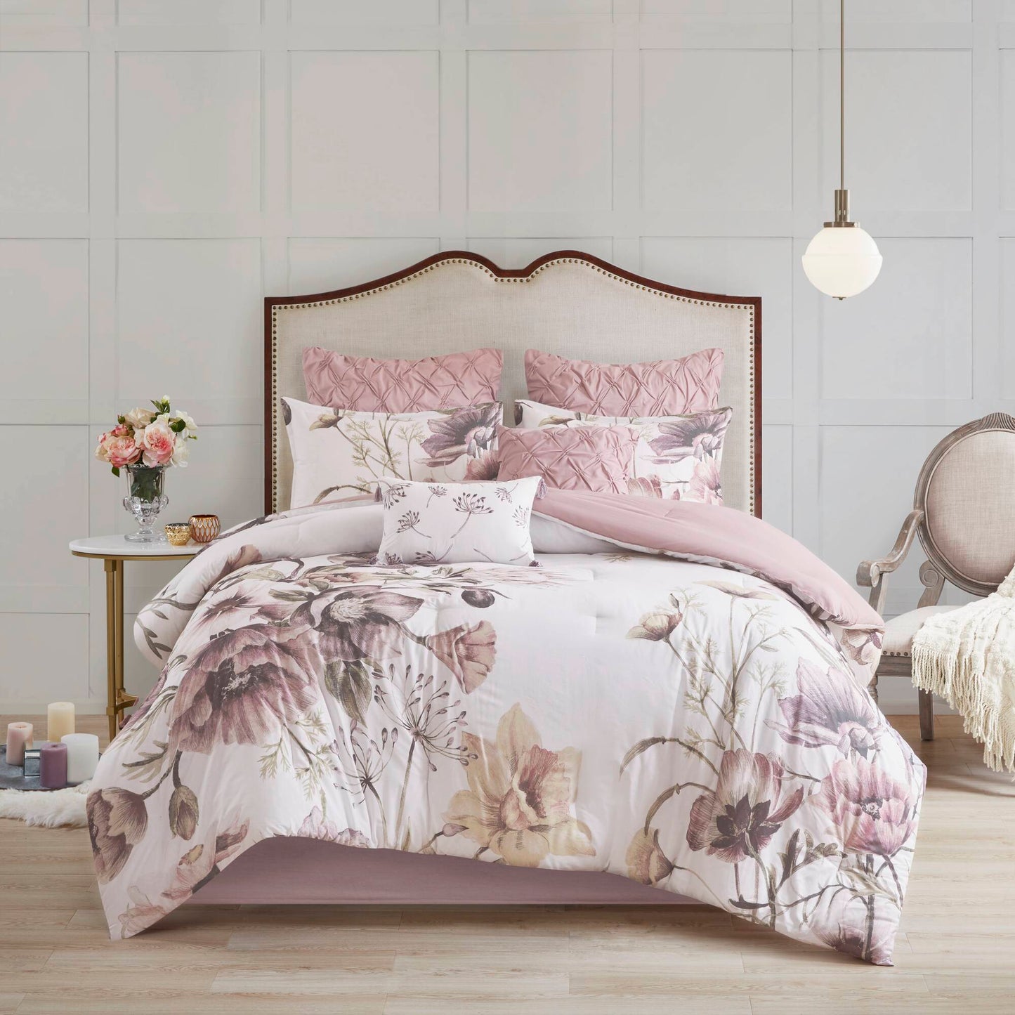 Madison Park 8 Piece Cotton Printed Comforter Set