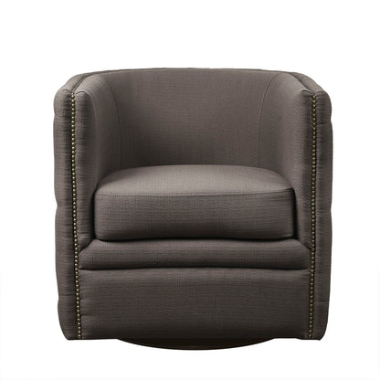 Madison Park Tufted Barrel Swivel Chair