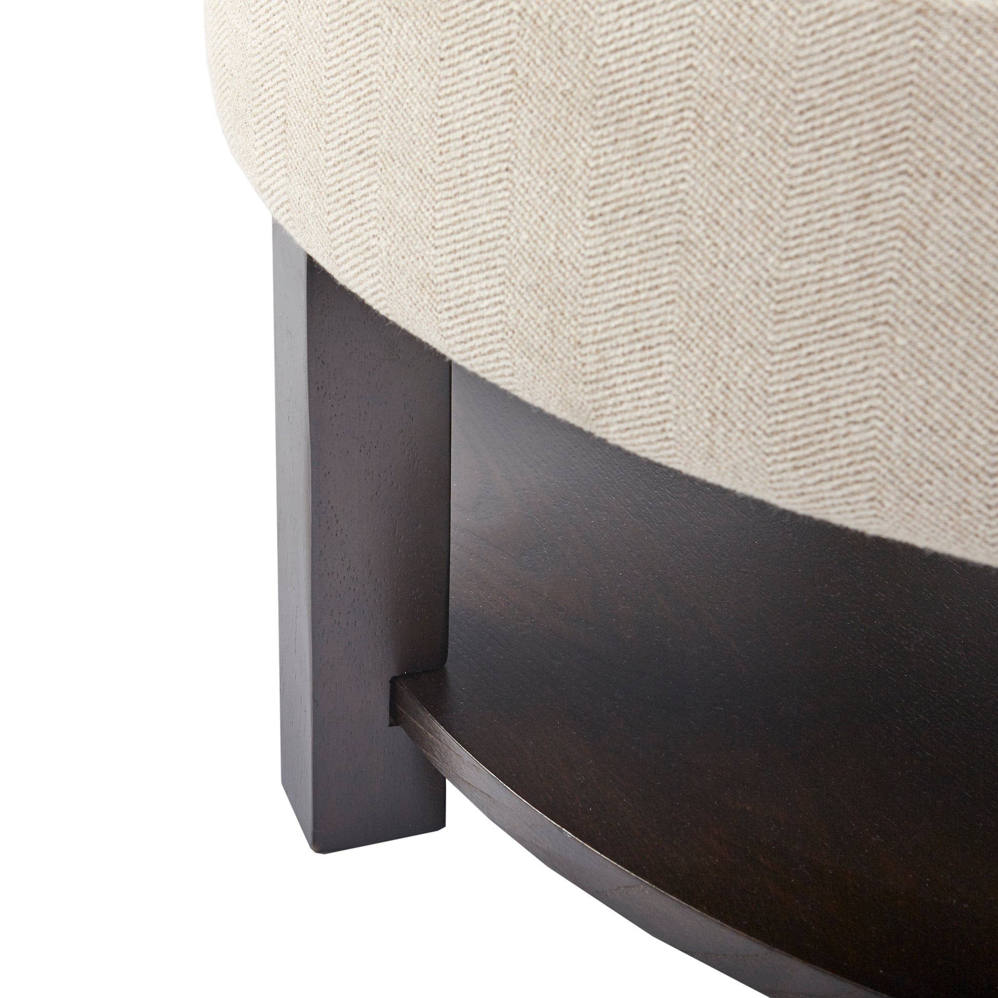 Madison Park Round Storage Ottoman