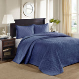 Quebec 3 Piece Reversible Bedspread Set