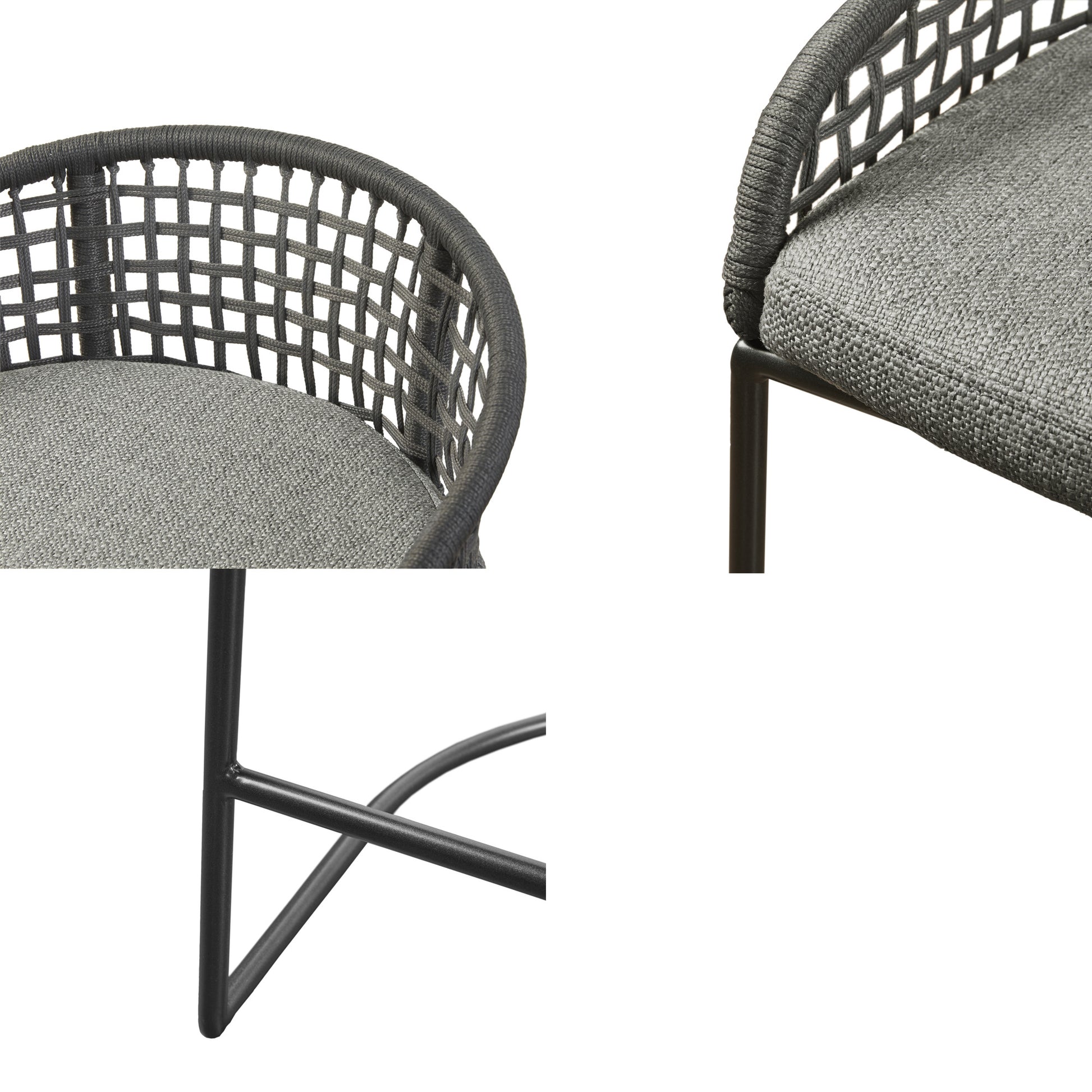 Madison Park Woven Counter Stool 25"