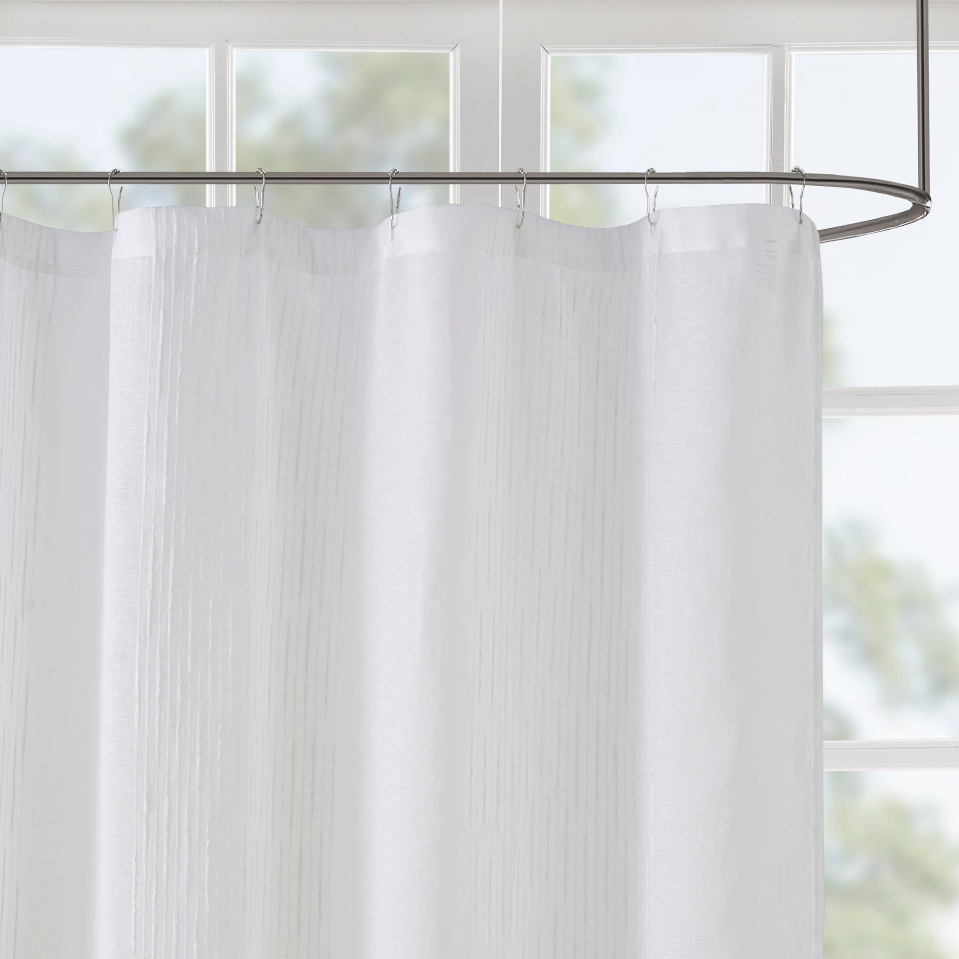 Madison Park Sheer Shower Curtain