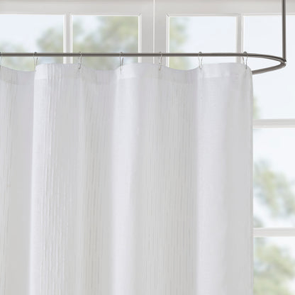 Madison Park Sheer Shower Curtain