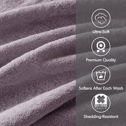 Madison Park Signature 800GSM Ultra-Soft 100% Cotton Absorbent Towel Set