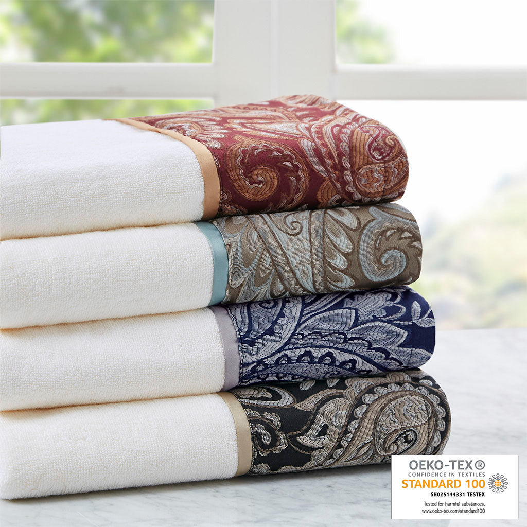 Madison Park 6 Piece Jacquard Towel Set