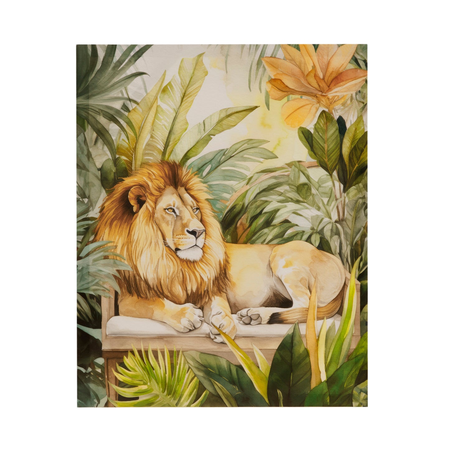 Madison Park Jungle Lion Canvas Wall Art