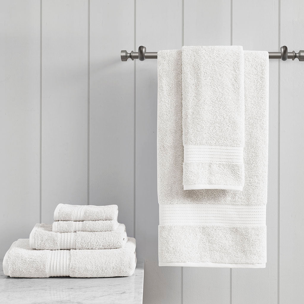 Madison Park 6 Piece Organic Cotton Towel Set