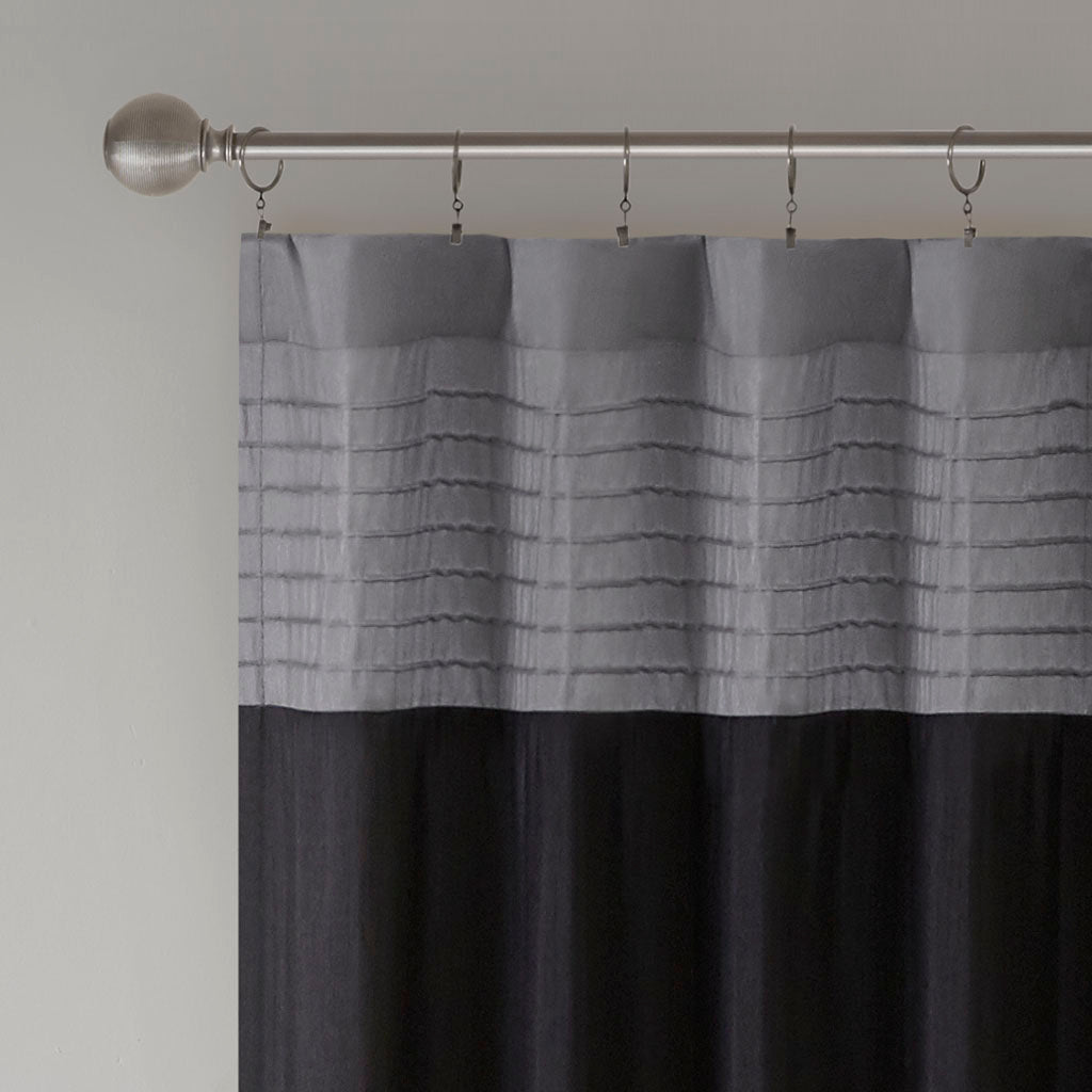 Madison Park Polyoni Pintuck Curtain Panel