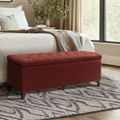 Madison Park Tufted Top Soft Close Storage Bench