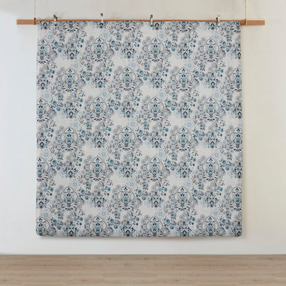 Madison Park 3 Piece Floral Printed Cotton Comforter Set