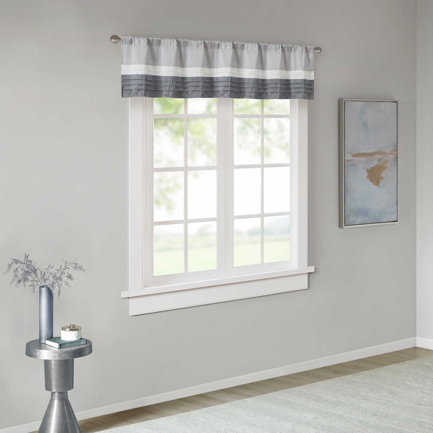 Madison Park Polyoni Pintuck Valance