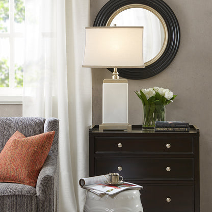 Hampton Hill Rectangular Ceramic Table Lamp