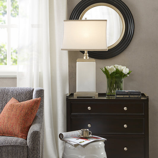 Hampton Hill Rectangular Ceramic Table Lamp