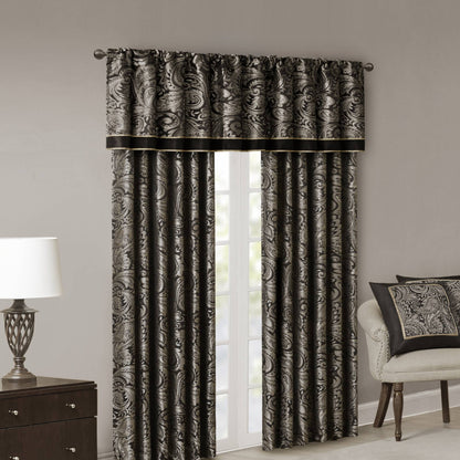 Madison Park Jacquard Curtain Panel Pair