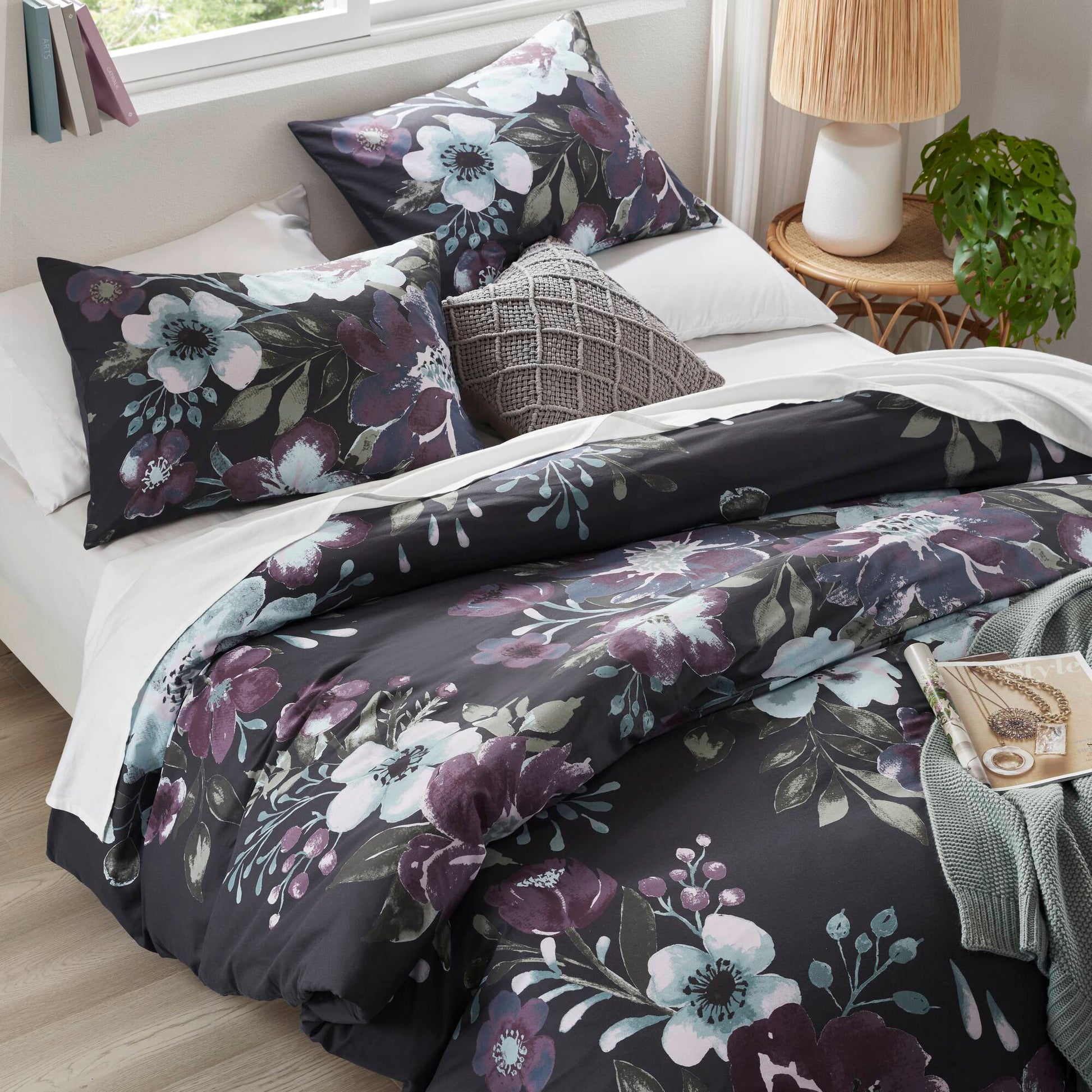 Madison Park 3 Piece Cotton Duvet Cover Set