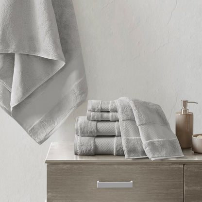 Madison Park Signature Cotton 6 Piece Bath Towel Set