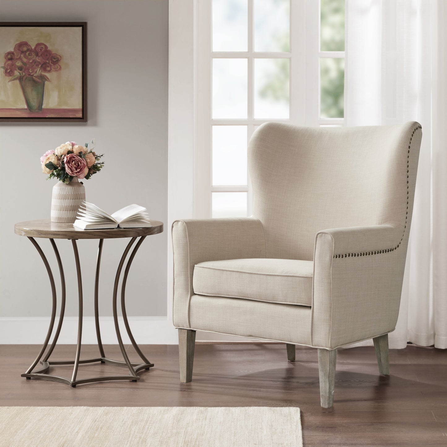 Madison Park Accent Wingback Chair