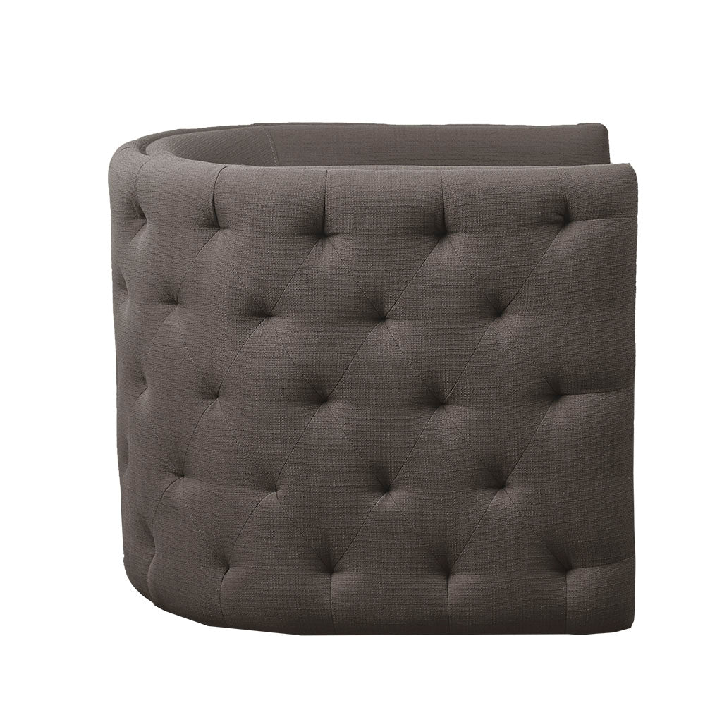 Madison Park Tufted Barrel Swivel Chair